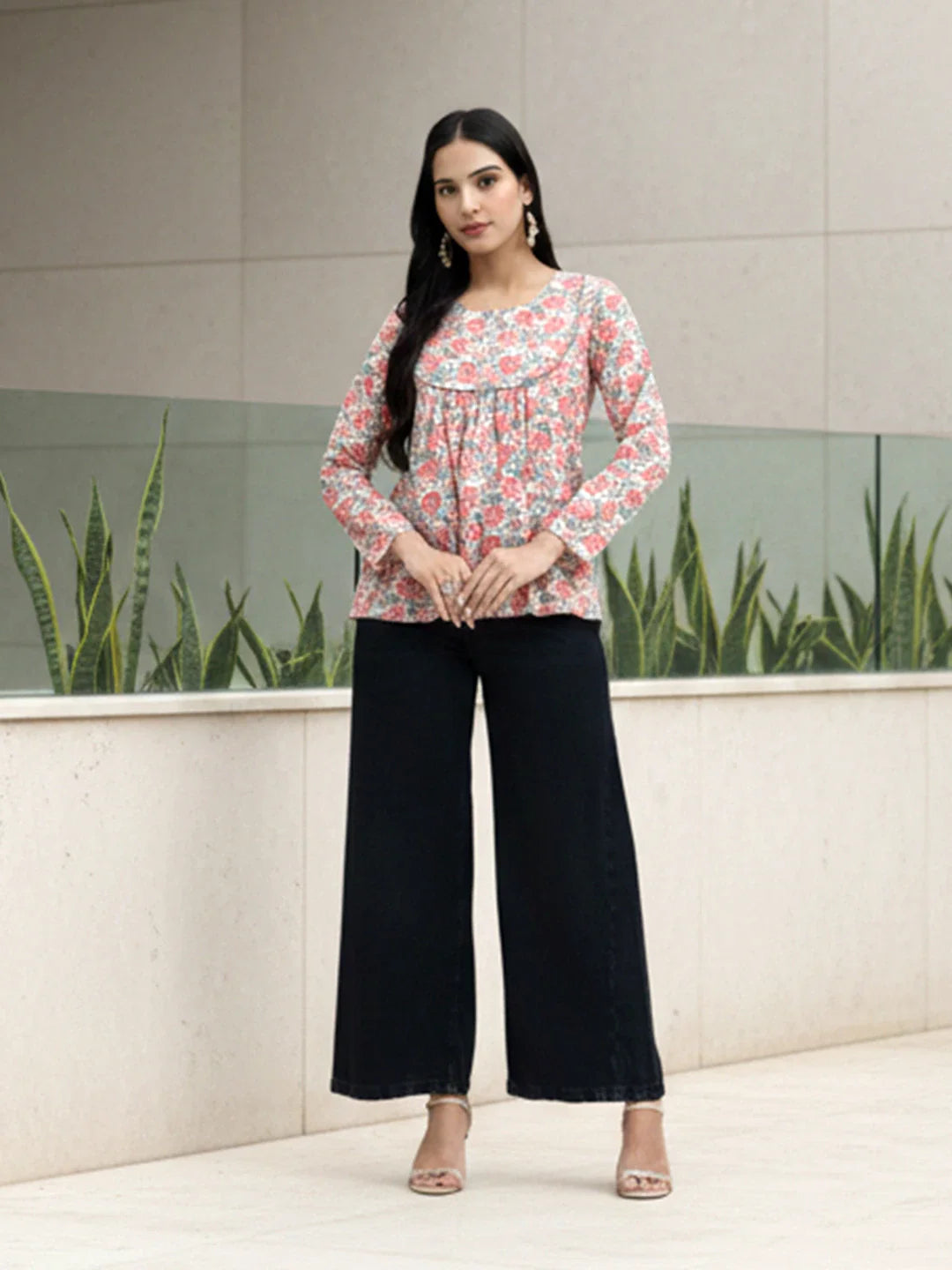 Cotton Flare Top
