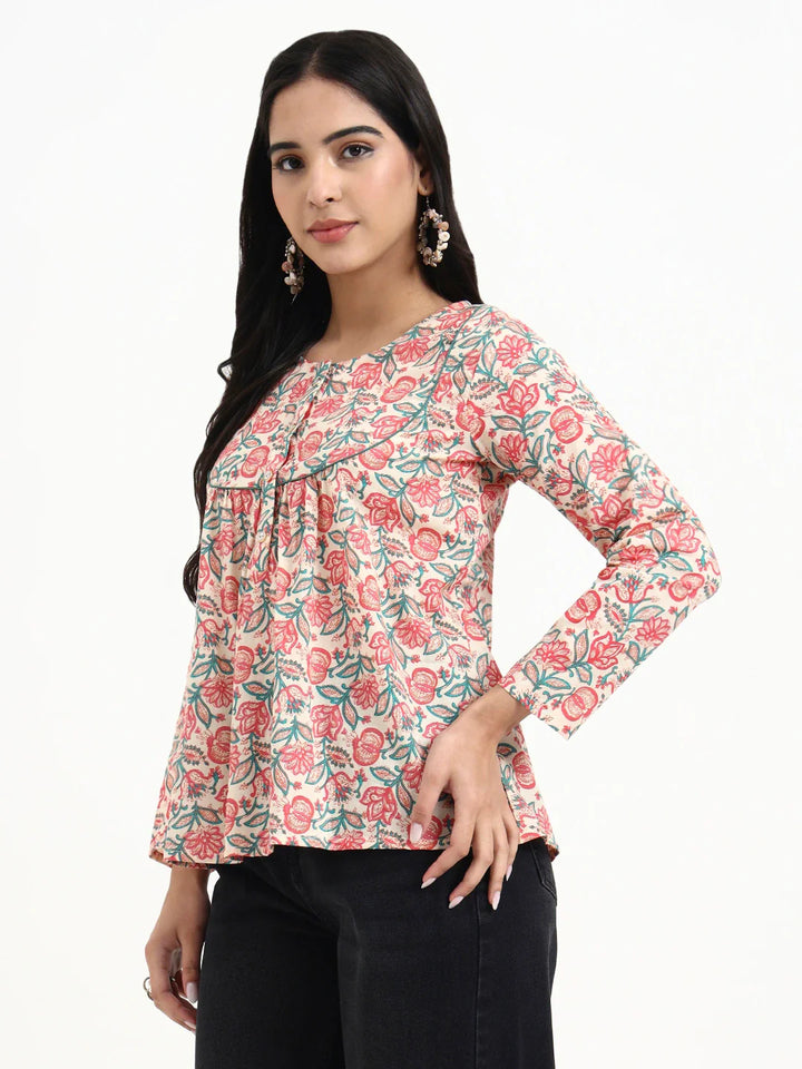 Cotton Flare Top