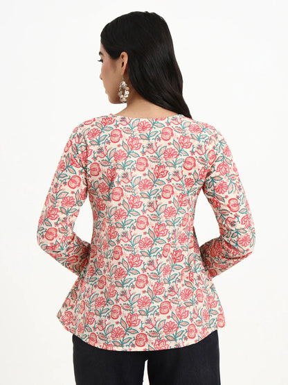 Cotton Flare Top