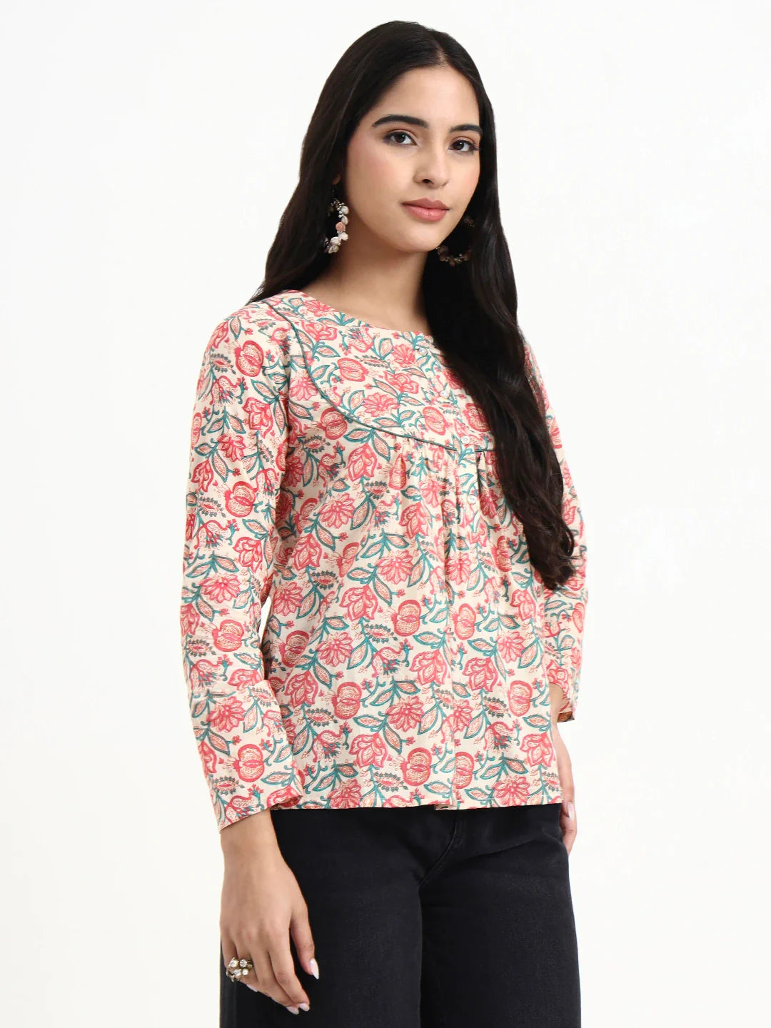 Cotton Flare Top