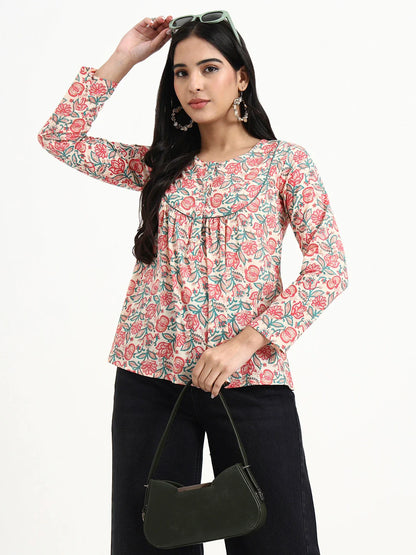 Cotton Flare Top