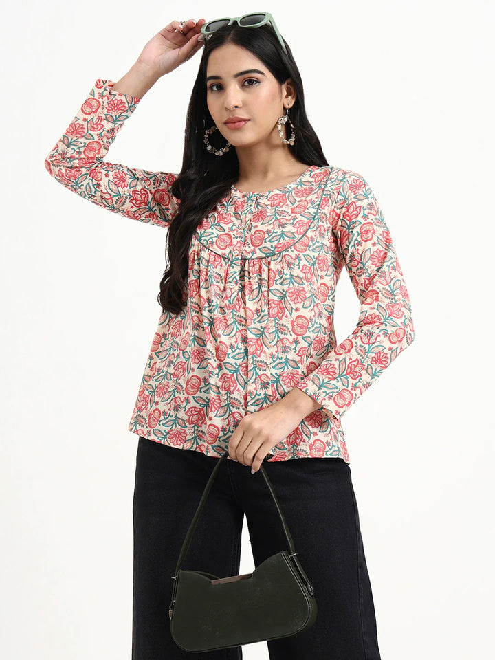 Cotton Flare Top