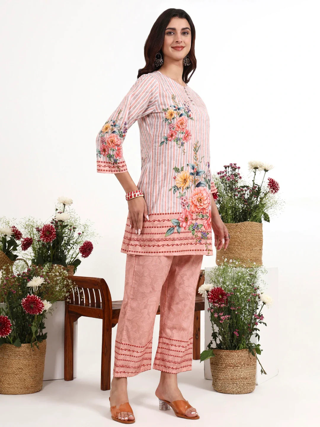 Printed Cotton Co-Ord Set