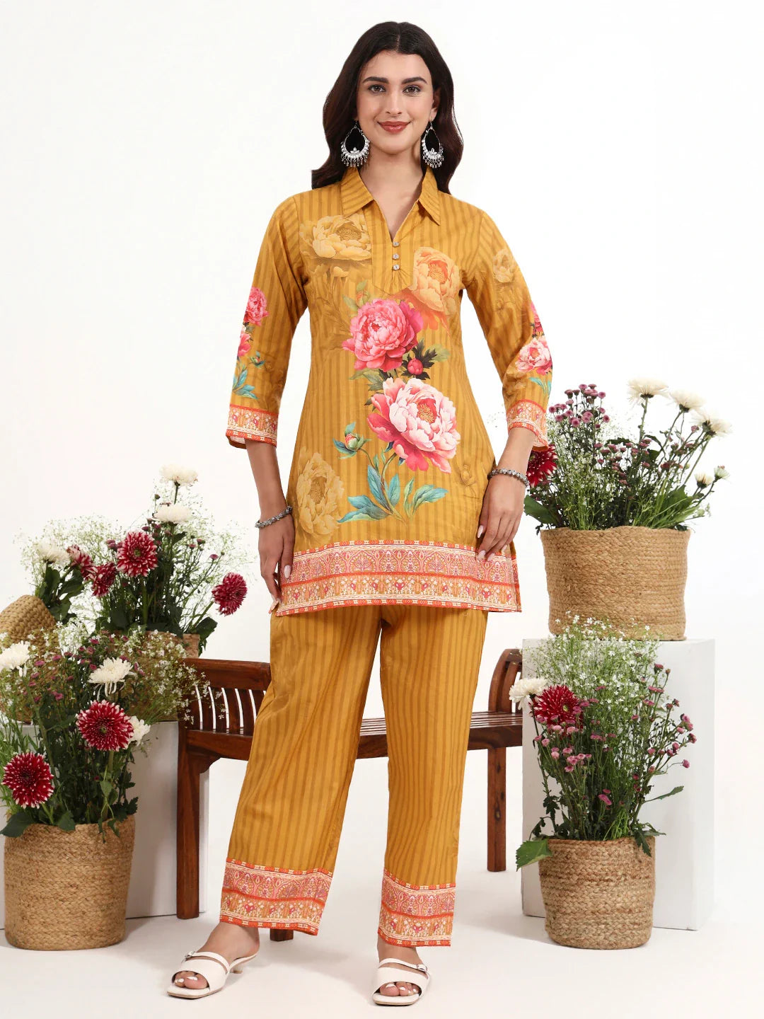 Printed Cotton Co-Ord Set