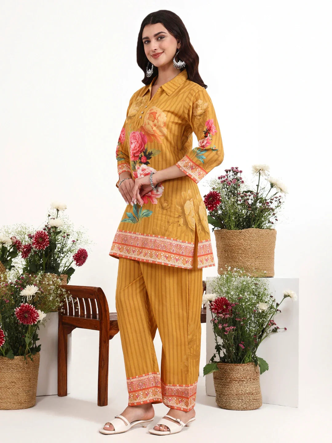 Printed Cotton Co-Ord Set