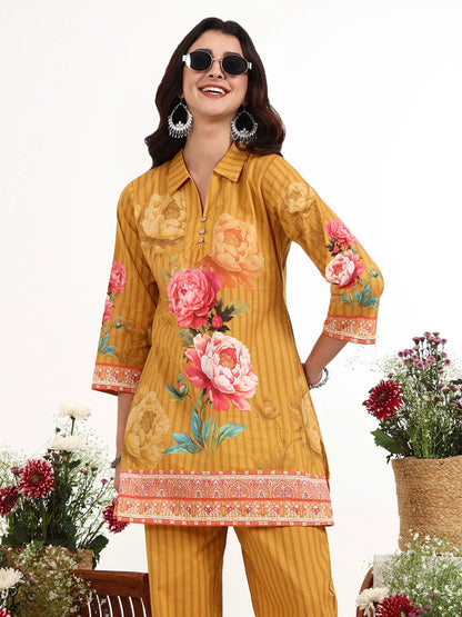 Printed Cotton Co-Ord Set
