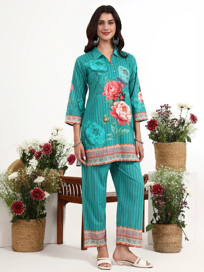 Printed Cotton Co-Ord Set