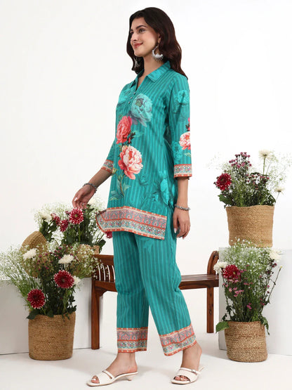 Printed Cotton Co-Ord Set