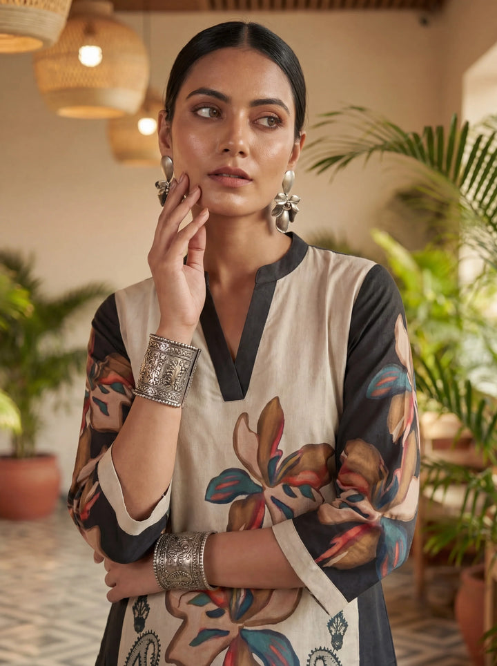 Printed Cotton Co-Ord Set