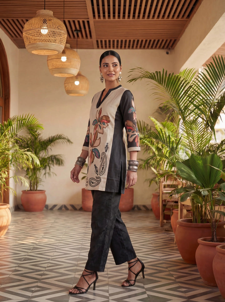 Printed Cotton Co-Ord Set