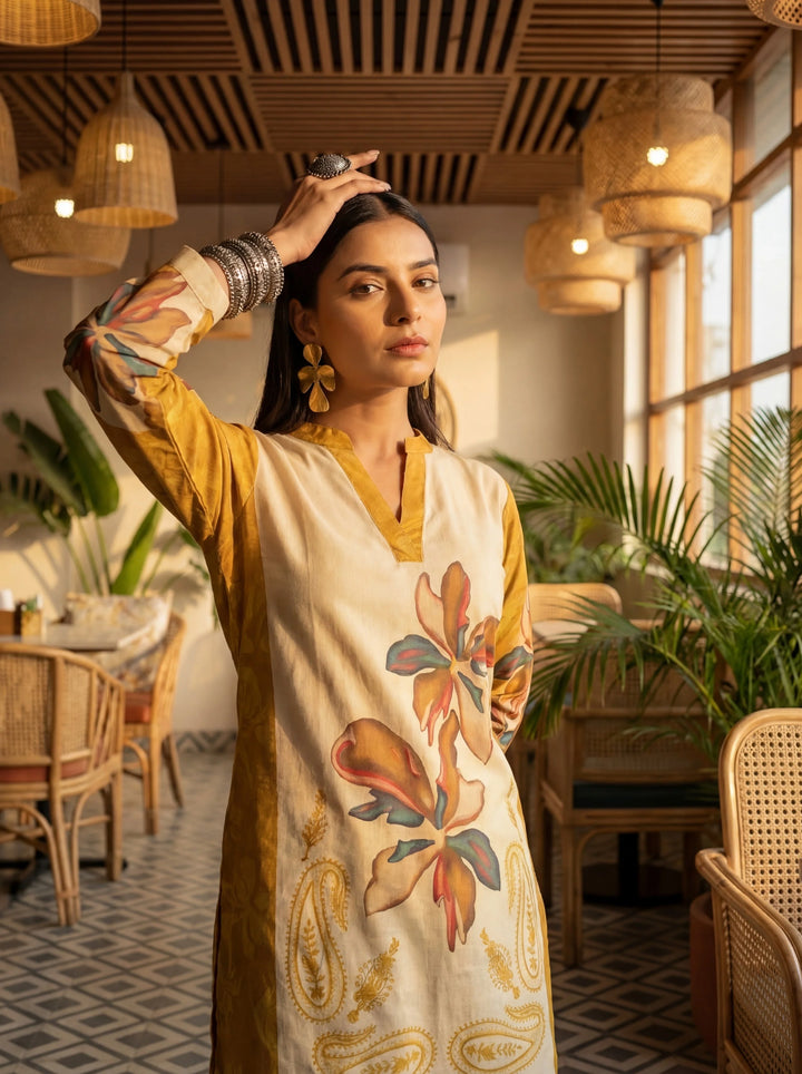 Printed Cotton Co-Ord Set