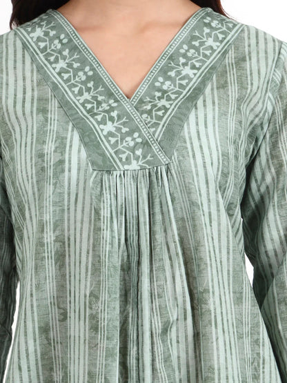 Printed Cotton Co-Ord Set