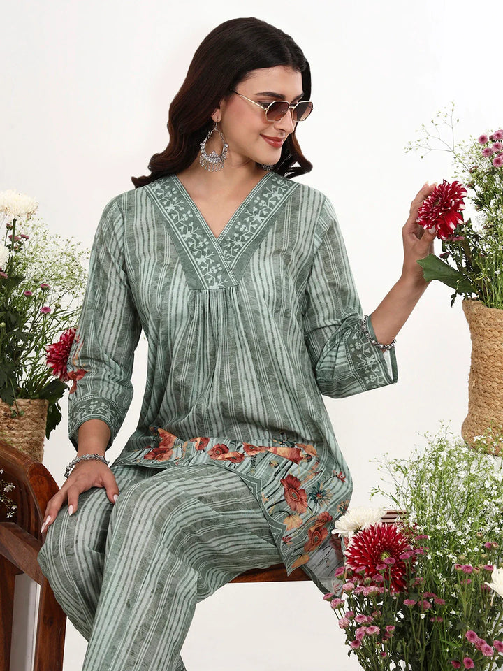 Printed Cotton Co-Ord Set