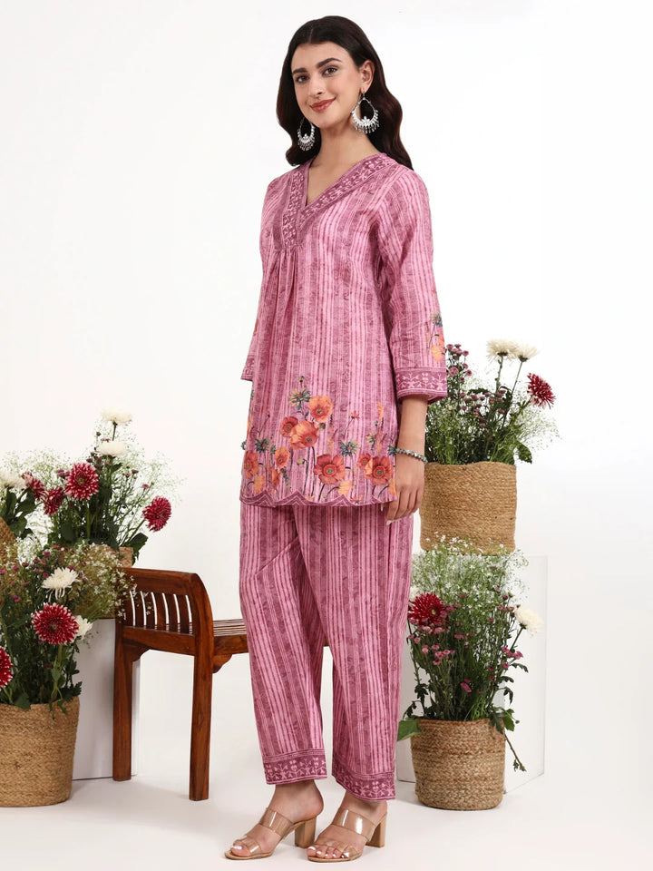 Printed Cotton Co-Ord Set