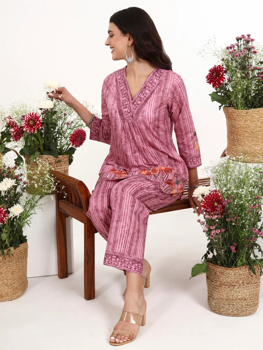 Printed Cotton Co-Ord Set