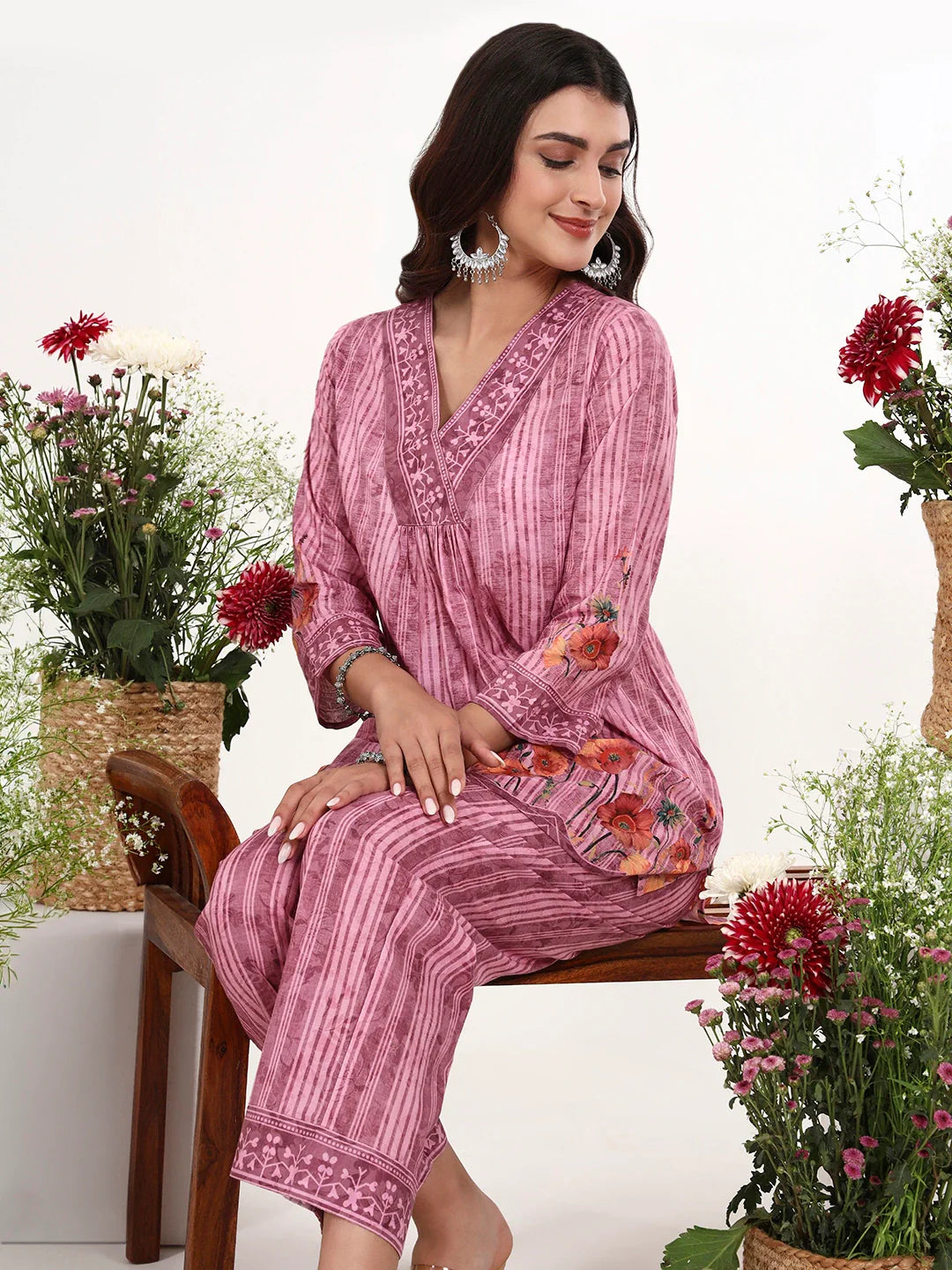 Printed Cotton Co-Ord Set
