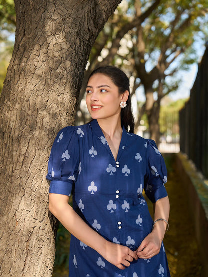 A-Line One Pocket Kurta Trouser Set