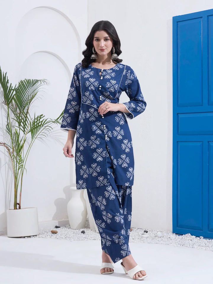 Cotton Kurta Salwar Co-Ord Set