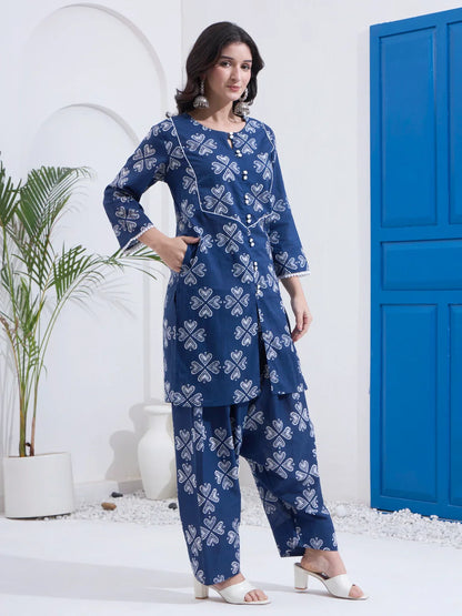 Cotton Kurta Salwar Co-Ord Set