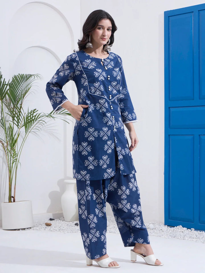 Cotton Kurta Salwar Co-Ord Set