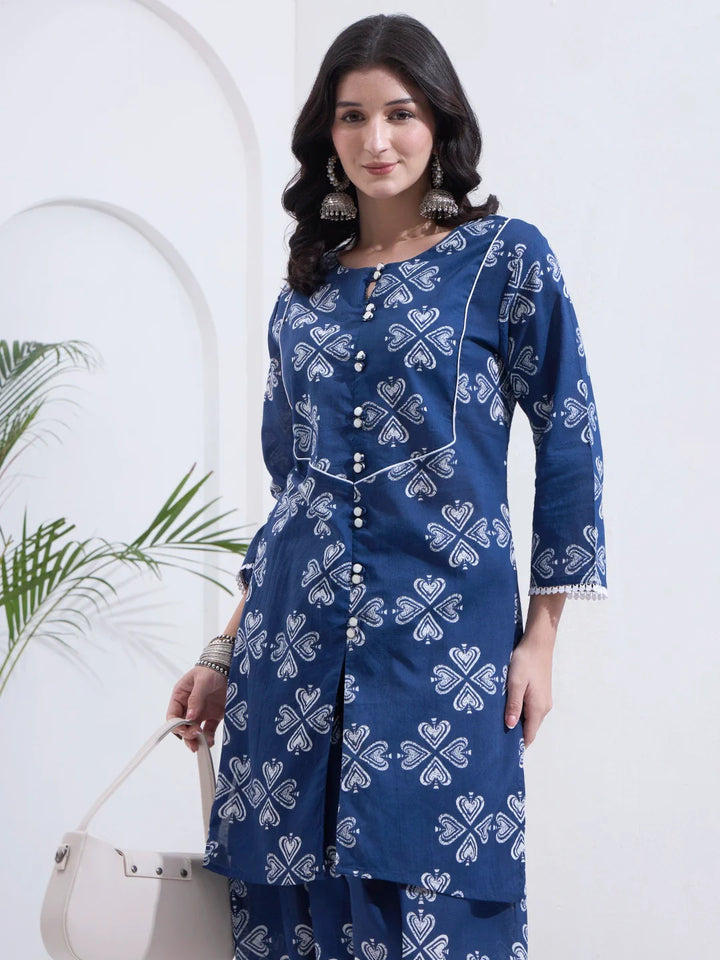 Cotton Kurta Salwar Co-Ord Set