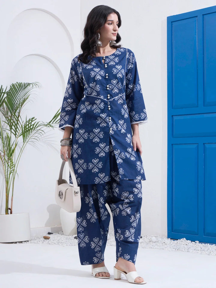 Cotton Kurta Salwar Co-Ord Set