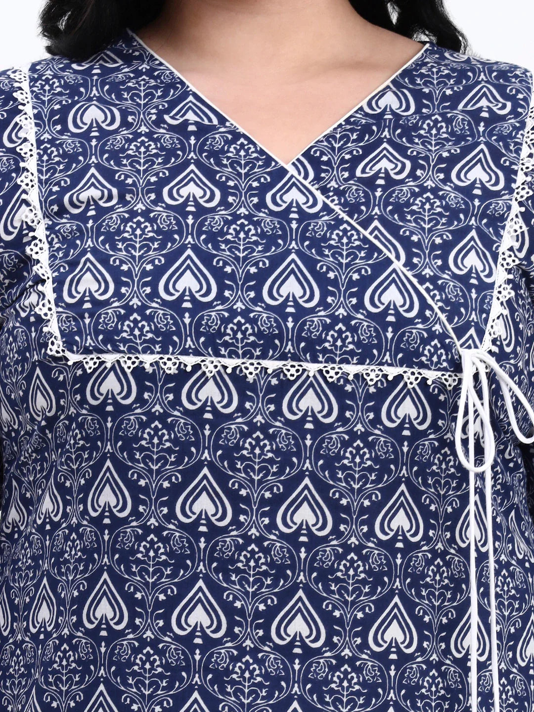 Cotton Straight Kurta Pant Dupatta Set