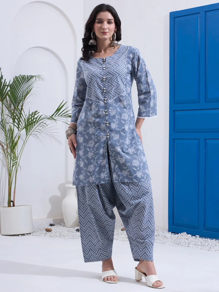 Cotton Kurta Salwar Co-Ord Set