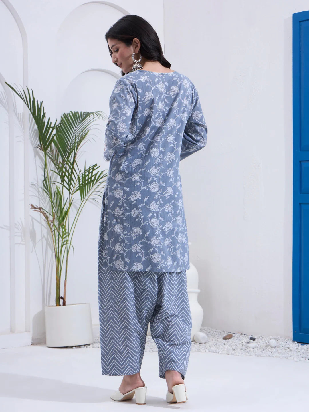 Cotton Kurta Salwar Co-Ord Set