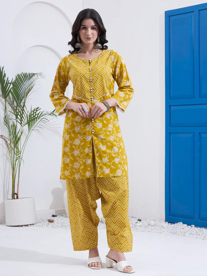 Cotton Kurta Salwar Co-Ord Set