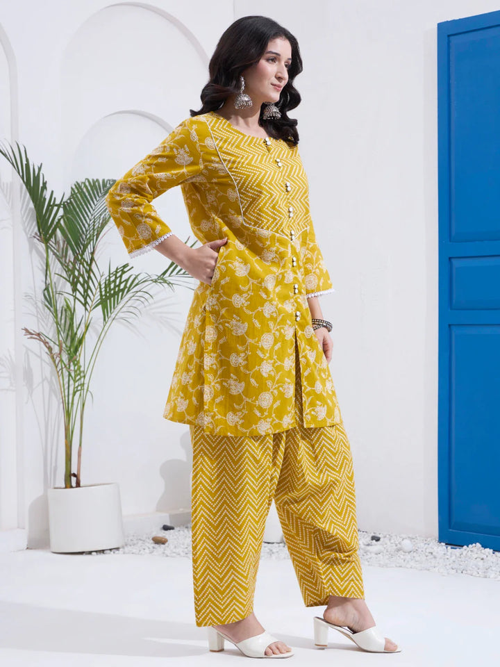 Cotton Kurta Salwar Co-Ord Set