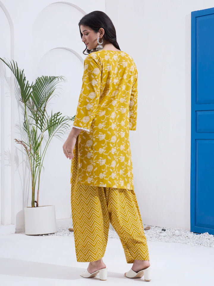 Cotton Kurta Salwar Co-Ord Set