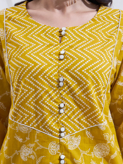 Cotton Kurta Salwar Co-Ord Set