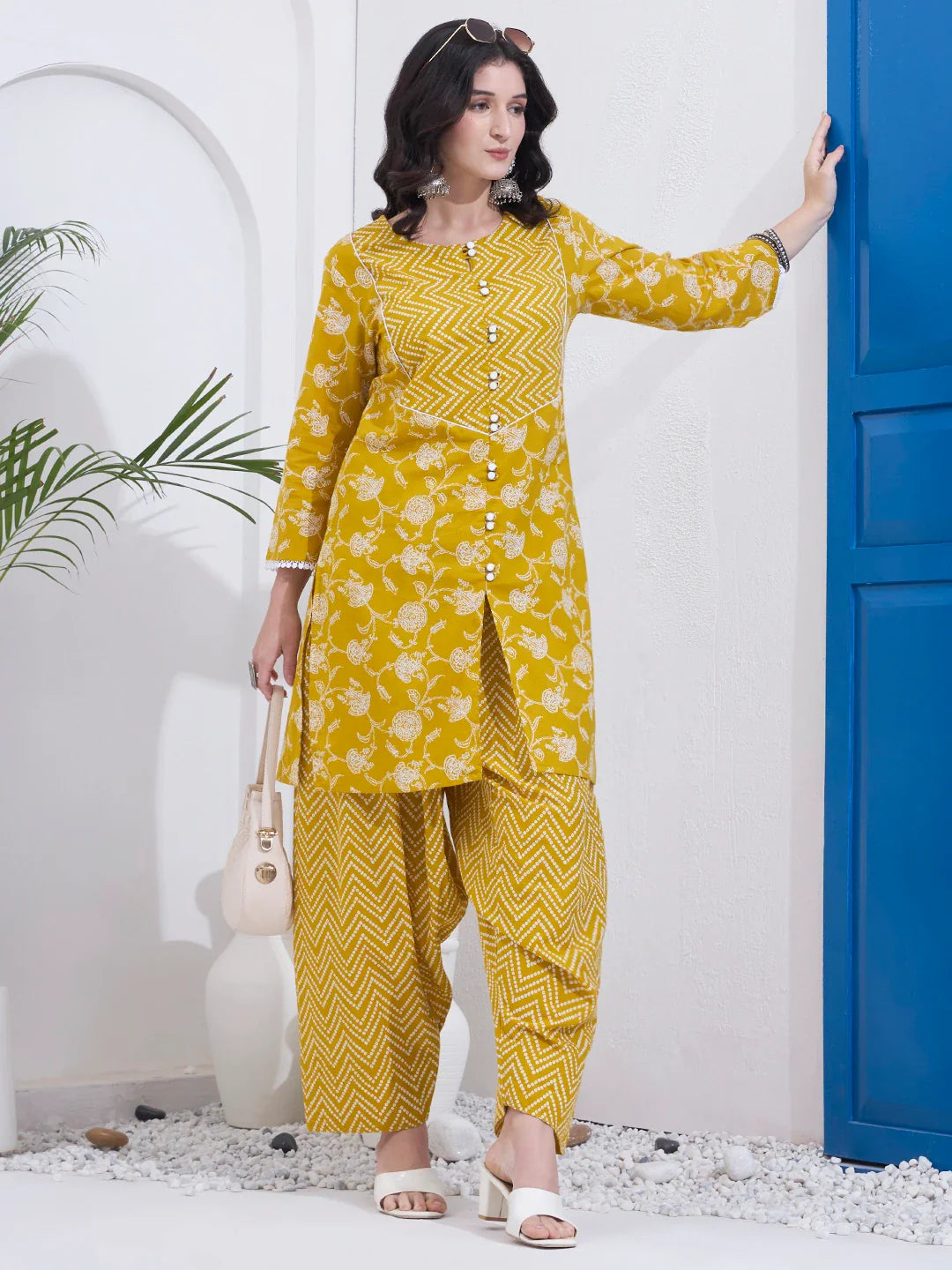 Cotton Kurta Salwar Co-Ord Set