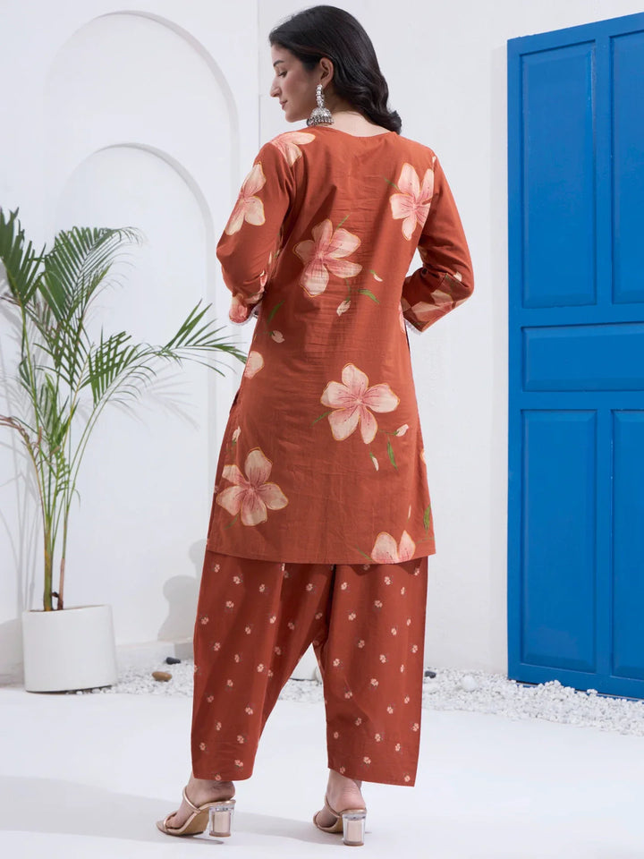 Cotton Kurta Salwar Co-Ord Set