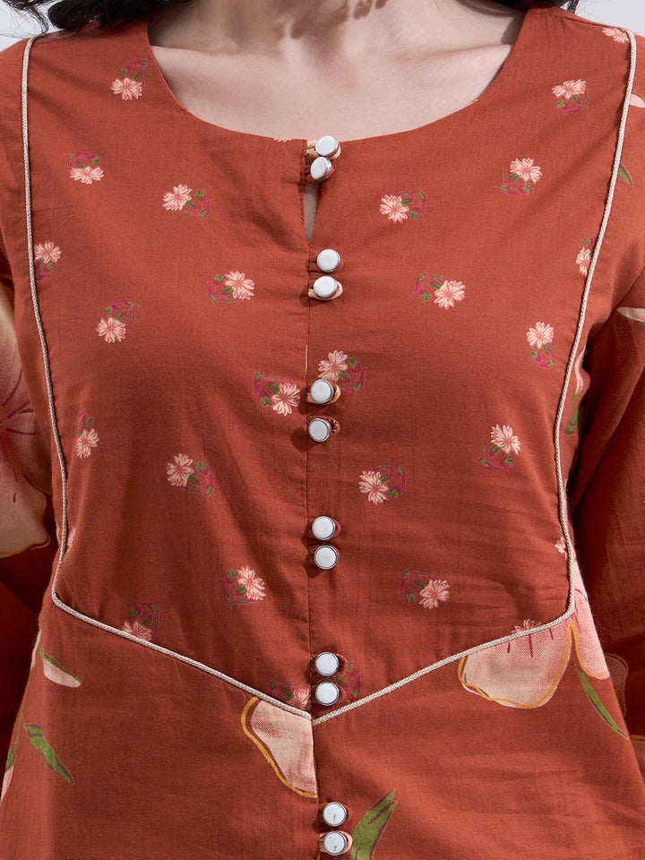 Cotton Kurta Salwar Co-Ord Set
