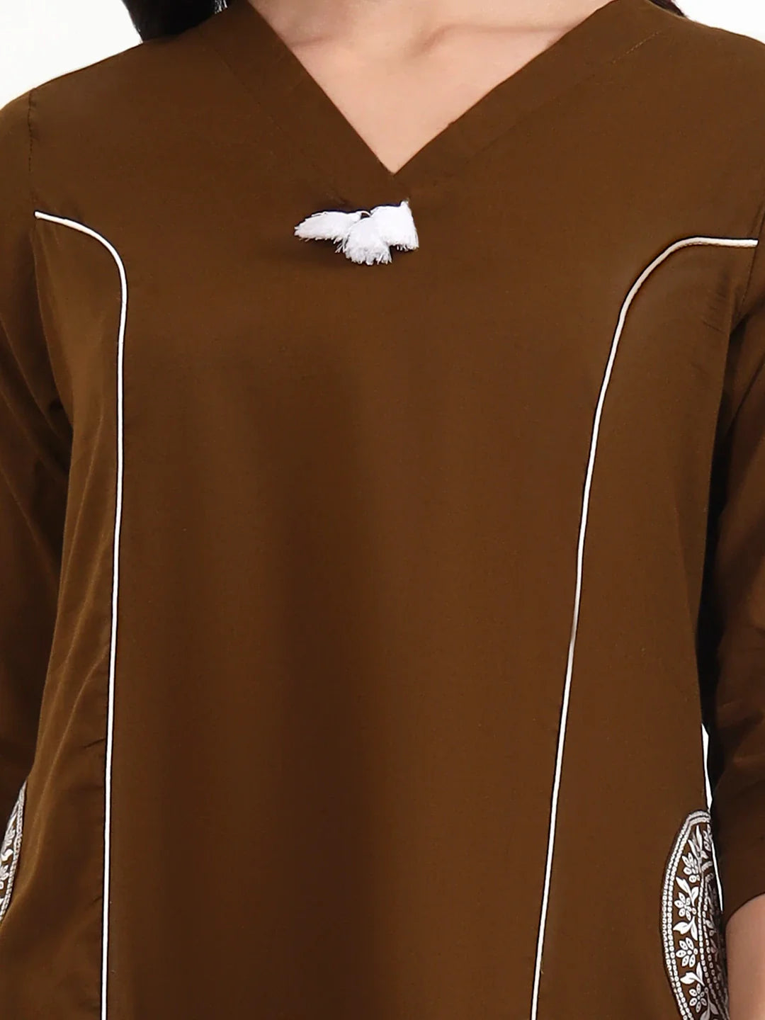Cotton Kalidaar Style Kurta Pant Dupatta Set