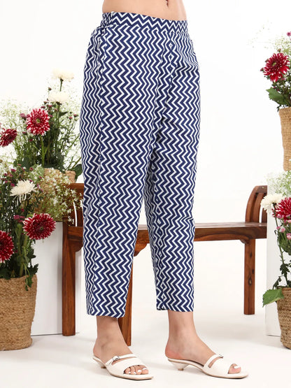 Cotton Anarkali Kurta Churidaar Sleeve Style Pant Dupatta Set