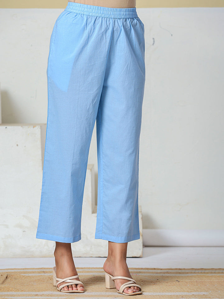 Pure Cotton Maternity Kurta Pant With Dupatta Set