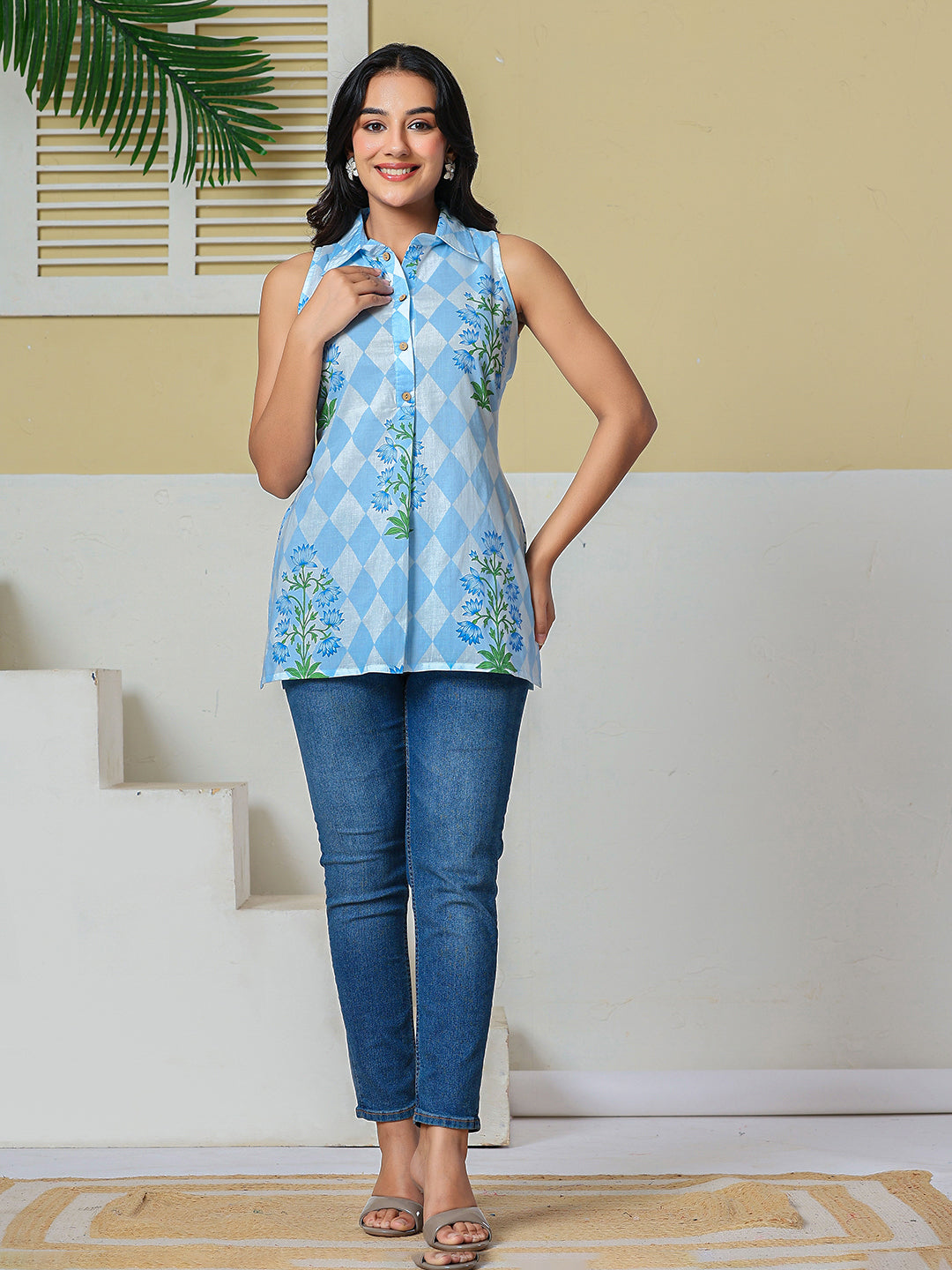 Cotton Shirt Top