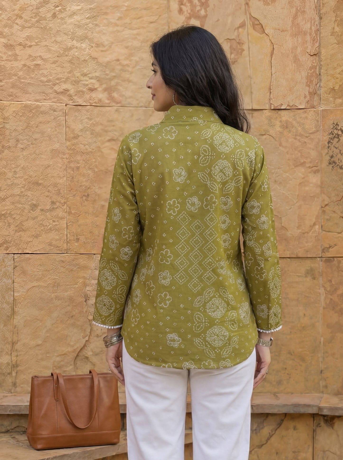 Cotton Bhandhej Shirt