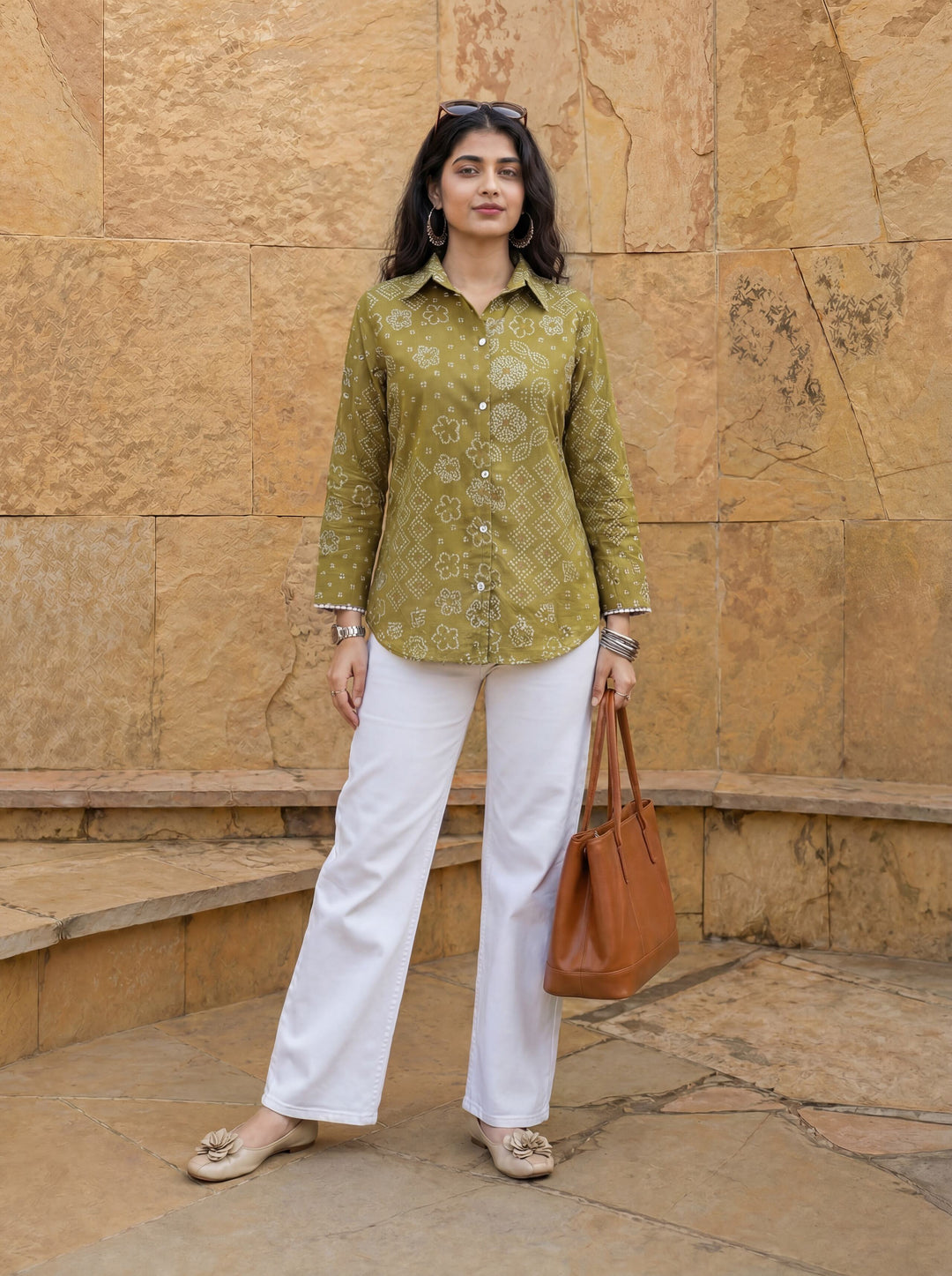 Cotton Bhandhej Shirt