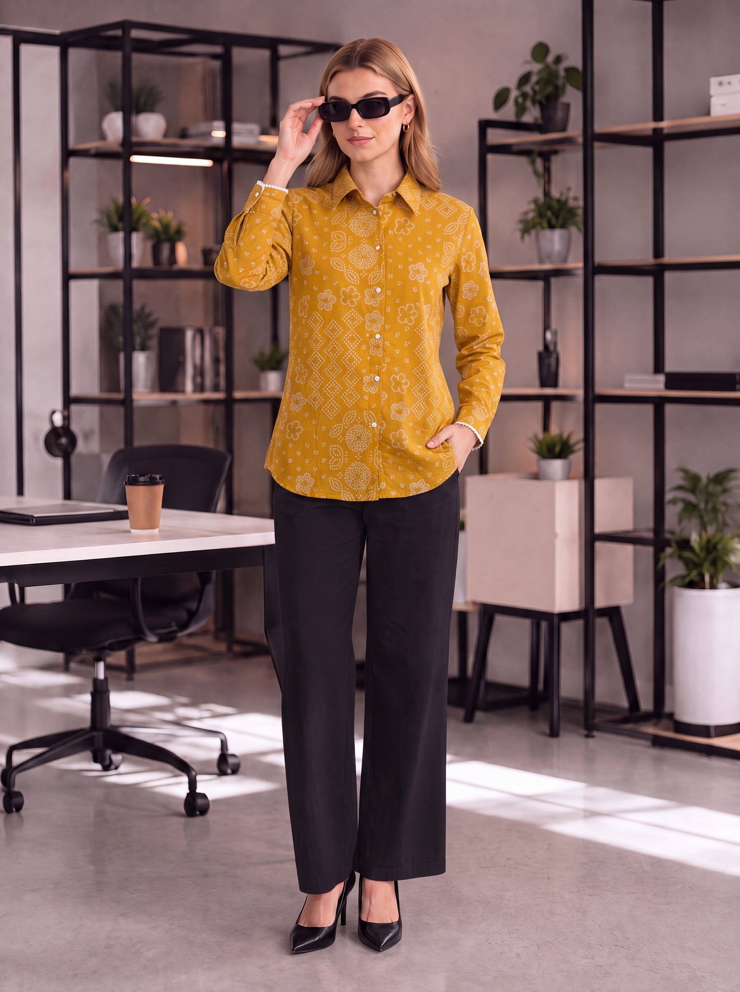 Cotton Bhandhej Shirt