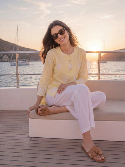 Cotton Lucknowi Top