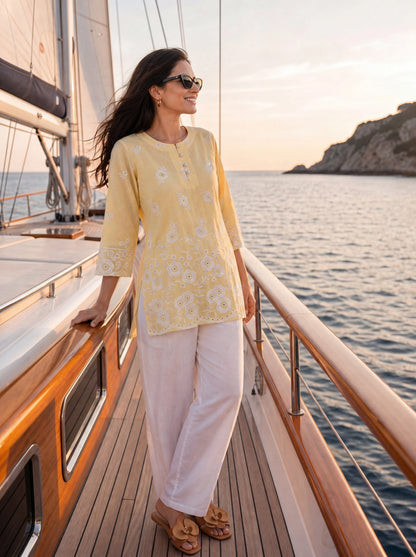 Cotton Lucknowi Top