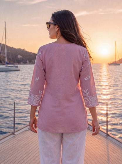 Cotton Lucknowi Top