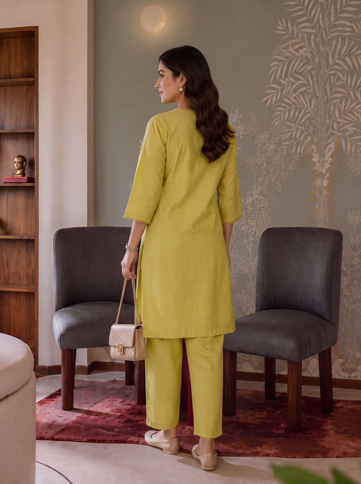 Chanderi Silk Co-Ord Set