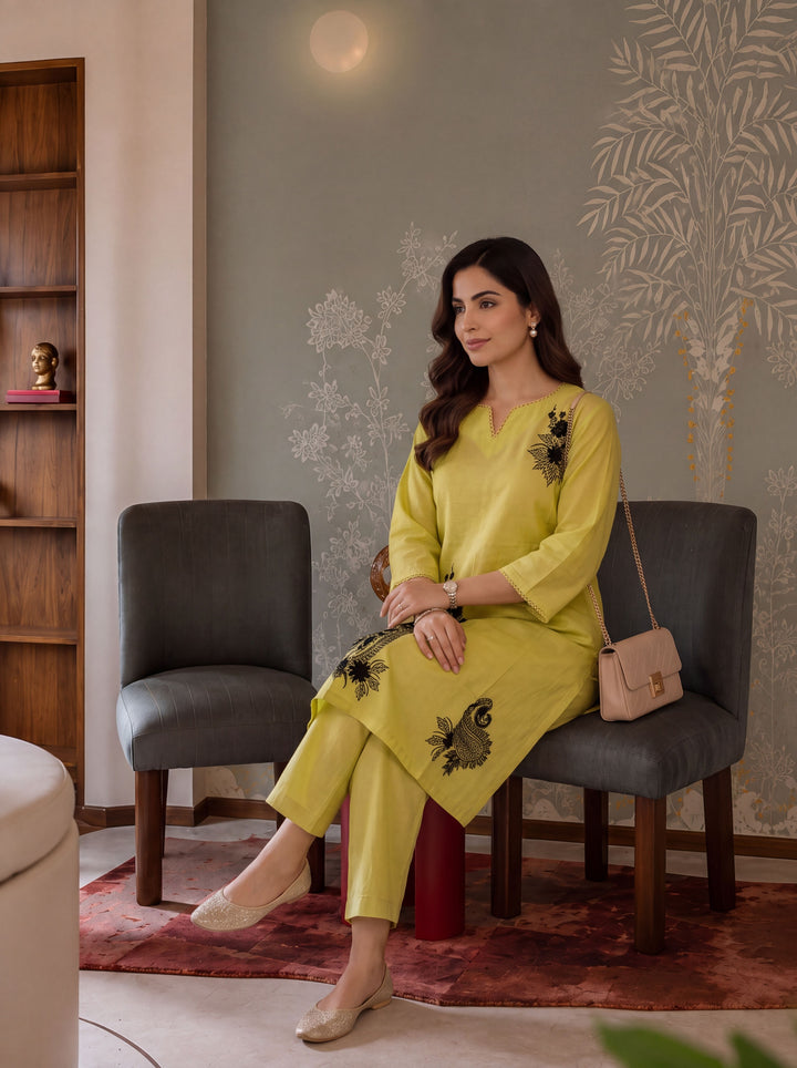 Chanderi Silk Co-Ord Set