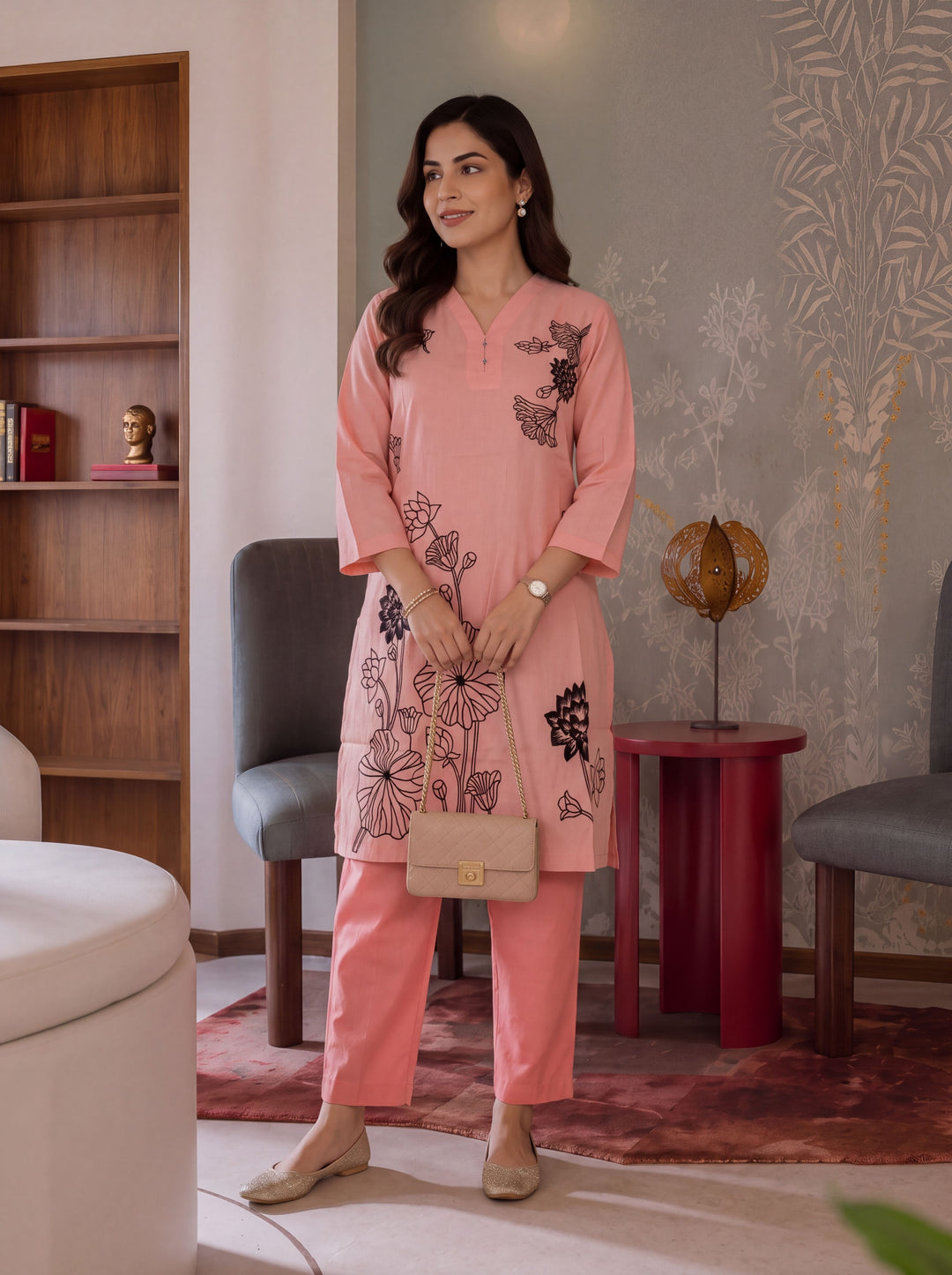 Chanderi Silk Co-Ord Set