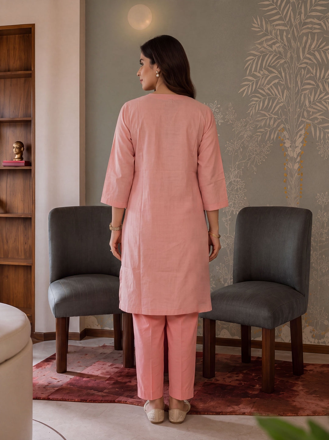 Chanderi Silk Co-Ord Set